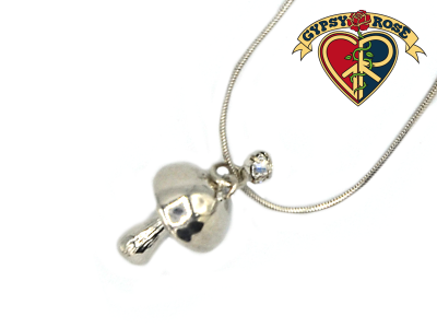 Snake Chain Mushroom Necklace