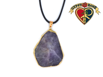 Assorted Foil Wrapped Crystal Necklace