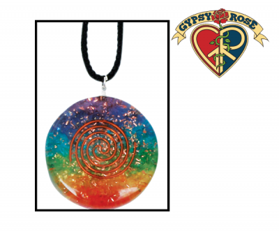 7 Chakra Orgone Crystal Necklace