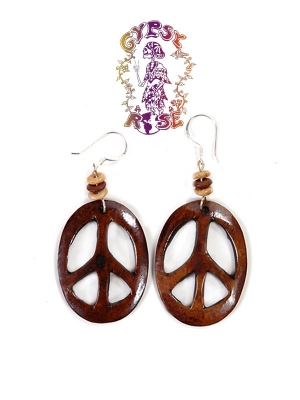BONE PEACE EARRINGS