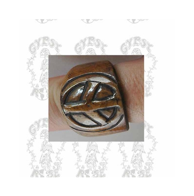 BONE PEACE RING