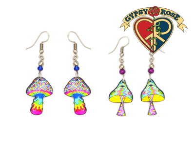 Acrylic Owl Earring