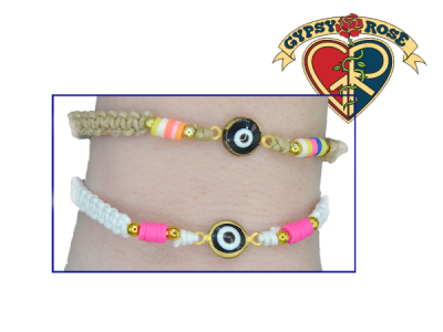 Macrame Evil Eye Bracelet