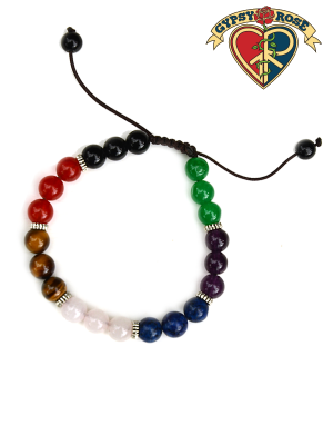21 Bead Chakra Gemstone Bracelet Bracelet
