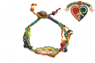 Himalayan Crystal Hemp Chakra Bracelet
