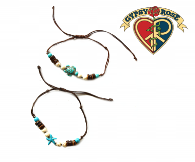 Sea Turtle Howlite Bracelet