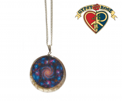Galaxy Spiral Necklace
