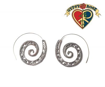 Electra Tribal Spiral Earring