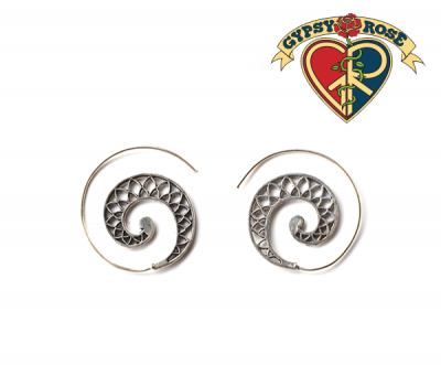 Chara Tribal Spiral Earring