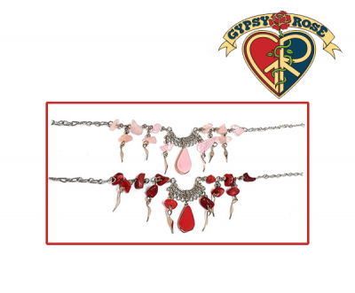 Alpaca And Natural Stone Anklet