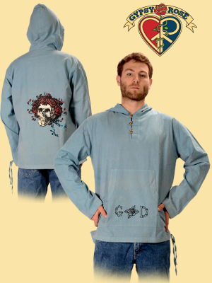 Grateful Dead Skull and Roses Fine Cotton Hoodie