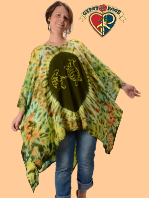 Grateful Dead Terrapins Tye Dye Poncho