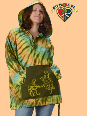 Grateful Dead Terrapins Tye Dye Fine Cotton Hoodie