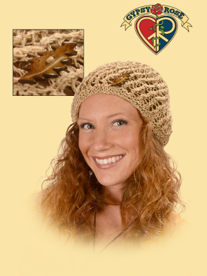 Grateful Dead Bolt Button Hemp and Cotton Head Sock Hat