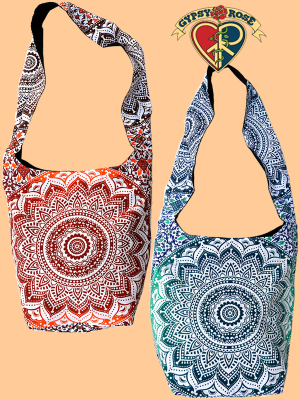 Shangri La Mandala Cotton Peddler Bag