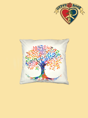 Rainbow Tree Cushion Cover