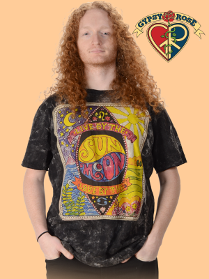 Live By The Sun/Moon Cotton Tye Dye T-Shirt