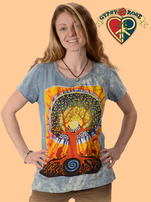 Tree Of Nature Cycle Cotton Tye Dye T-Shirt