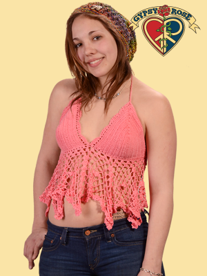 Valley Rock Fest Crochet Halter Top