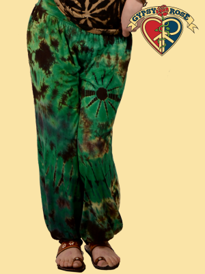 Midnight Hour Tye Dye Spandex Blend Harem Pants