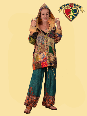 Magic Carpet Ride Rayon Printed Harem Pants