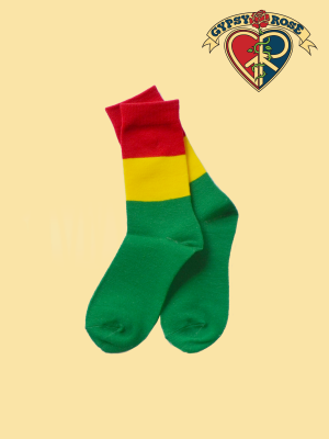 Rasta Stripe Tall Socks