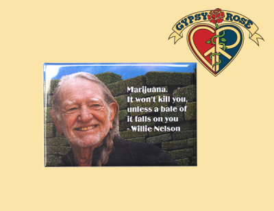 Willie Marijuana Magnet