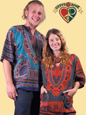 Stone Free Stonewashed Cotton Dashiki