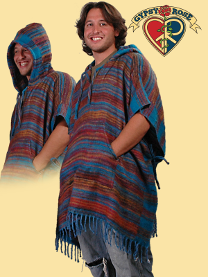 HIMALAYAN BRUSHED PONCHO