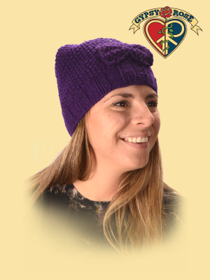 Butterfly Beanie Wool Hat