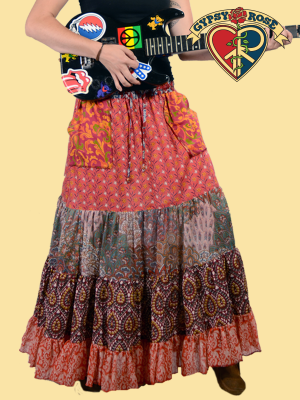 Kind Roots Printed 4 Tier Twirl Skirt
