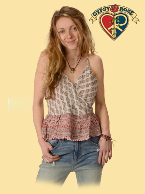 Cotton Printed String Top