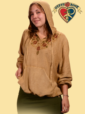 Misty Mountain Stonewash Rayon Hoodie