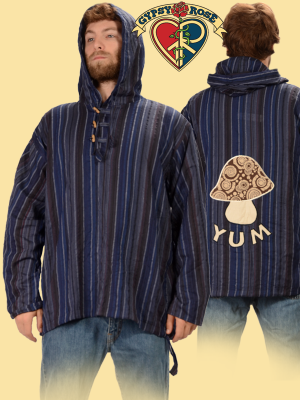 Striped Yum Shroom Hoodie