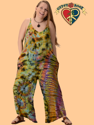 Lady Madonna Tye Dye Viscose Romper