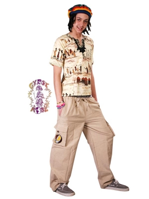 GRATEFUL DEAD STEAL YOUR FACE SHYAMA CARGO PANTS