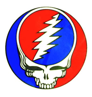GRATEFUL DEAD XL STEAL YOUR FACE STICKER