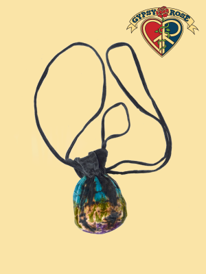 Tye Dye Velvet Bell Bag