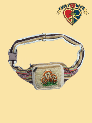 Fungus Amungus Hand Embroidered Fanny Pack