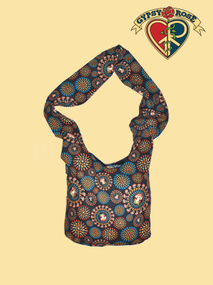 Cotton Mushroom Burst Print Shoulder Bag