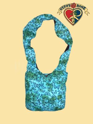 Tye Dye Cotton Butterfly Peddler Bag