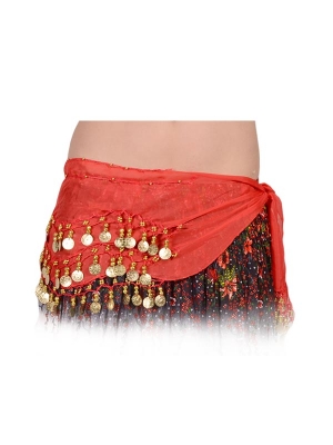 BELLY DANCING COIN SCARF