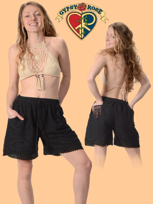 Cotton Lace Shorts