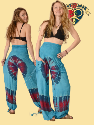 Tye Dye Pants With Pockets Pants