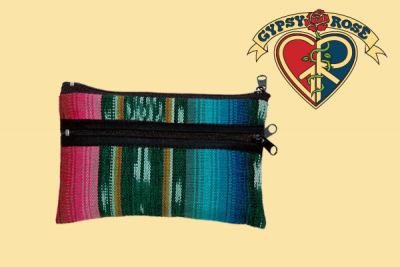 3 ZIP JASPE COIN PURSE