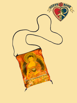Peaceful Enlightenment Meditating Buddha Purse