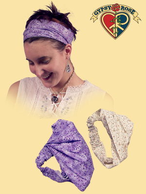 CALICO EXPANDABLE HEAD BAND / KERCHIEF