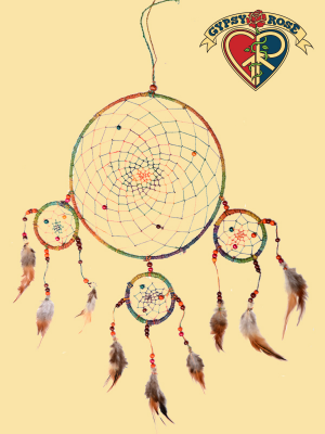 DREAM BIG! LARGE COLORFUL DREAMCATCHER