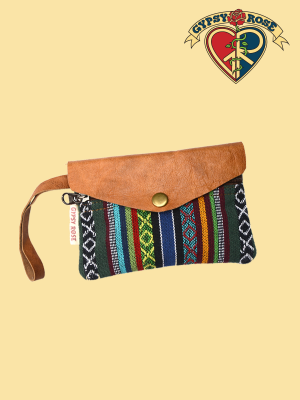 Gheri / Leather Assorted Clutch Purse Bag