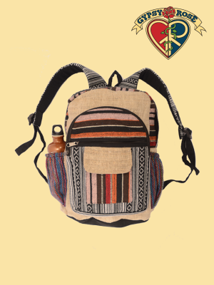 Wanderlust Hemp and Gheri Backpack